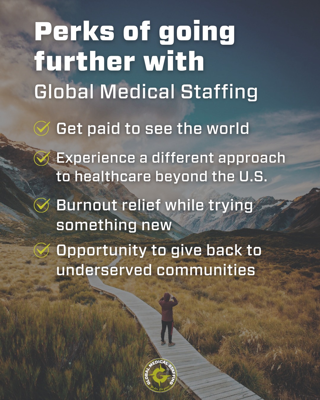 Global Medical Staffing Facebook ad