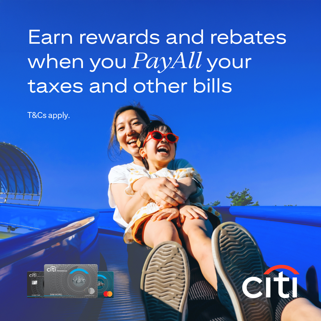 Citi Singapore Facebook ad: From taxes to preschool fees and insurance premiums…