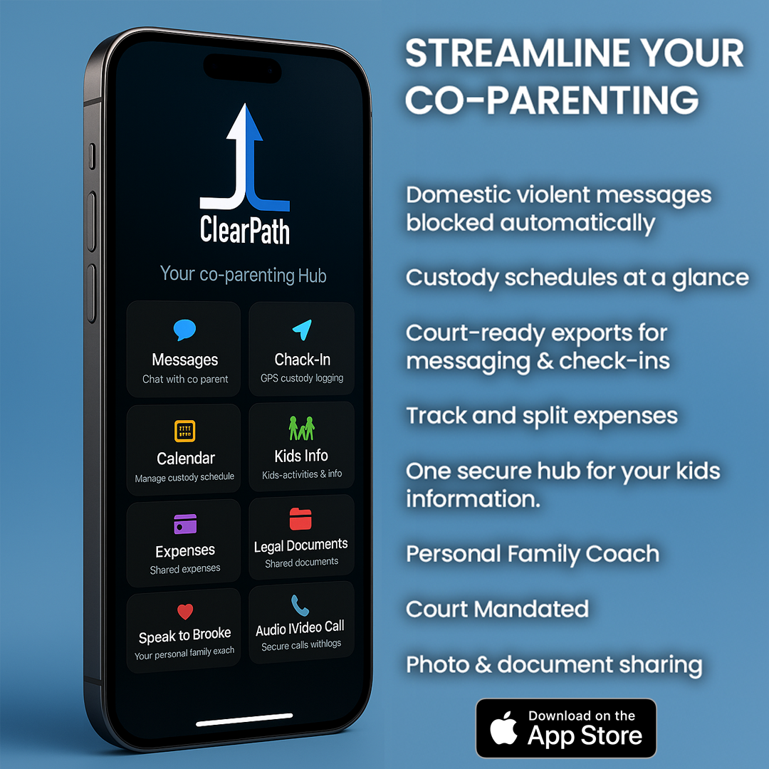 ClearPath Co-Parenting Facebook ad