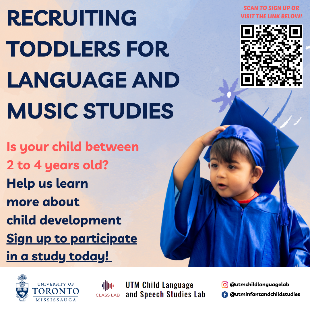 University of Toronto Mississauga Infant and Child Studies Centre Facebook ad: Infant and Child Studies Centre