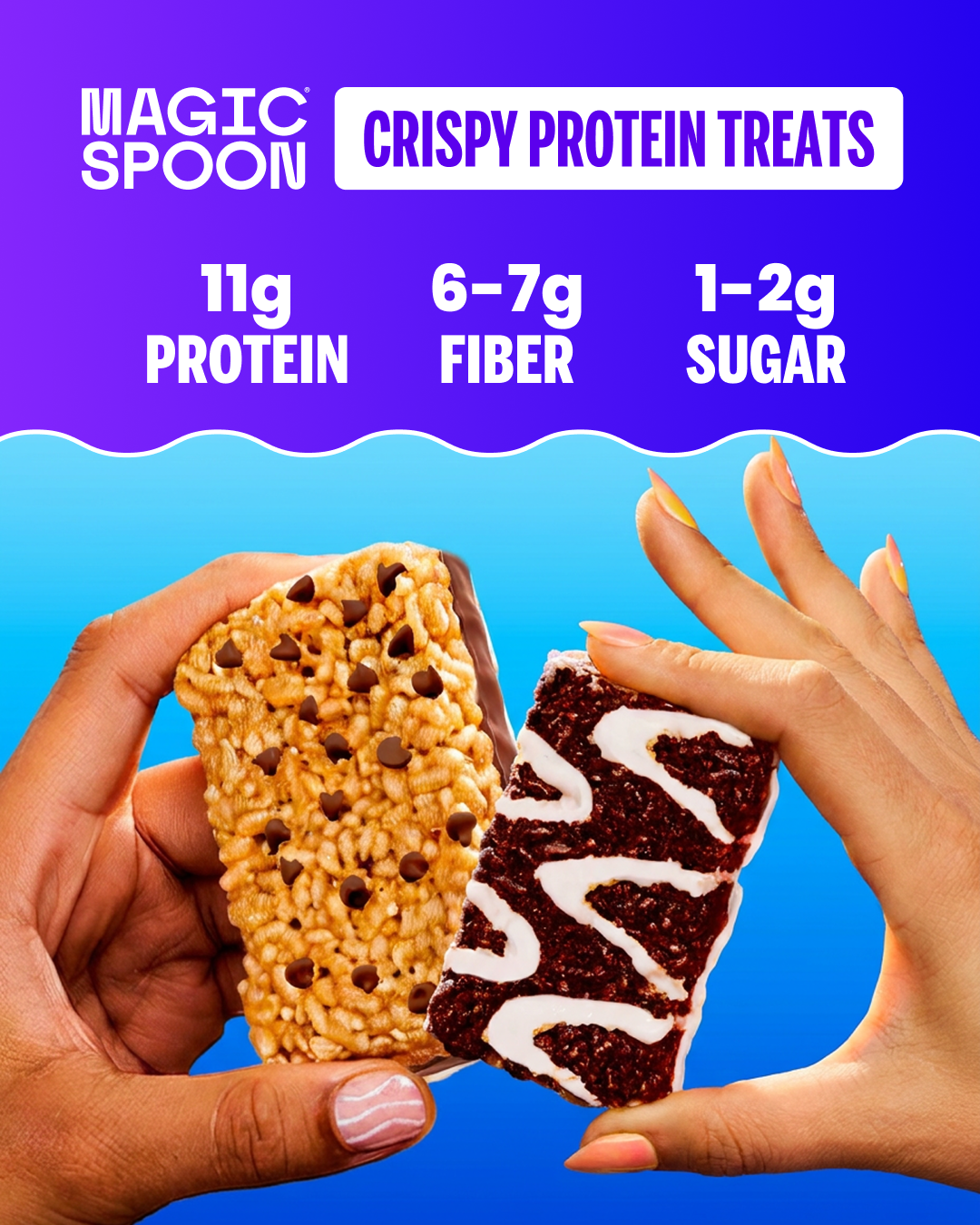Magic Spoon Cereal Facebook ad: Limited Edition: Cookies & Cream + Cookie Dough