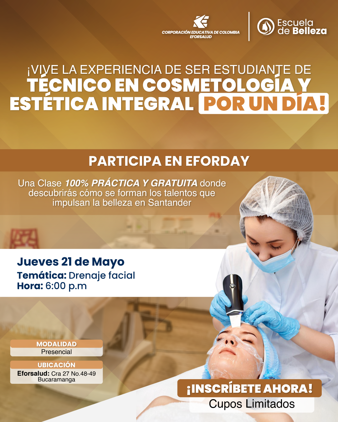 Eforsalud Facebook ad: Cupos limitados