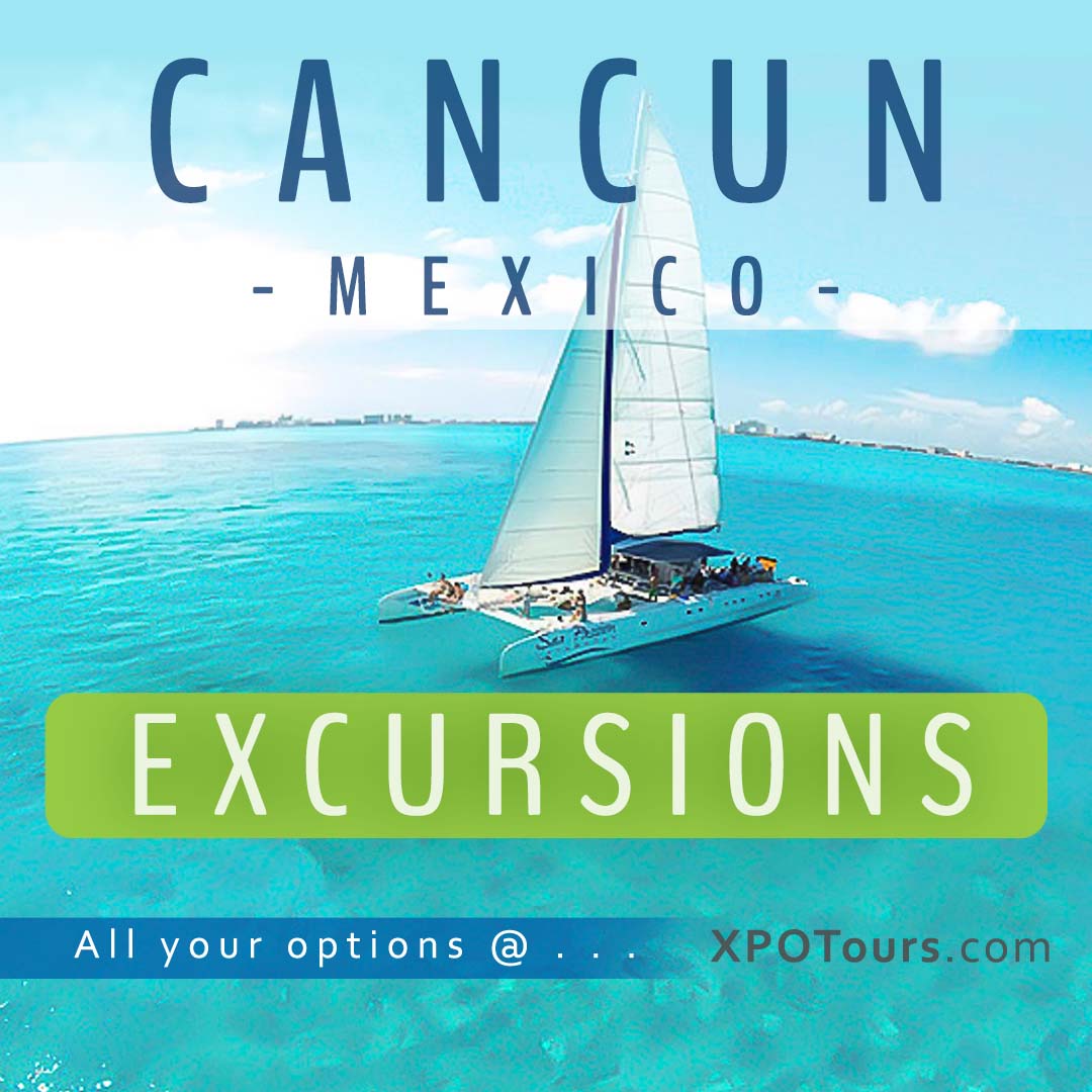 XPOTours Facebook ad: Most booked TOURS in the Riviera Maya
