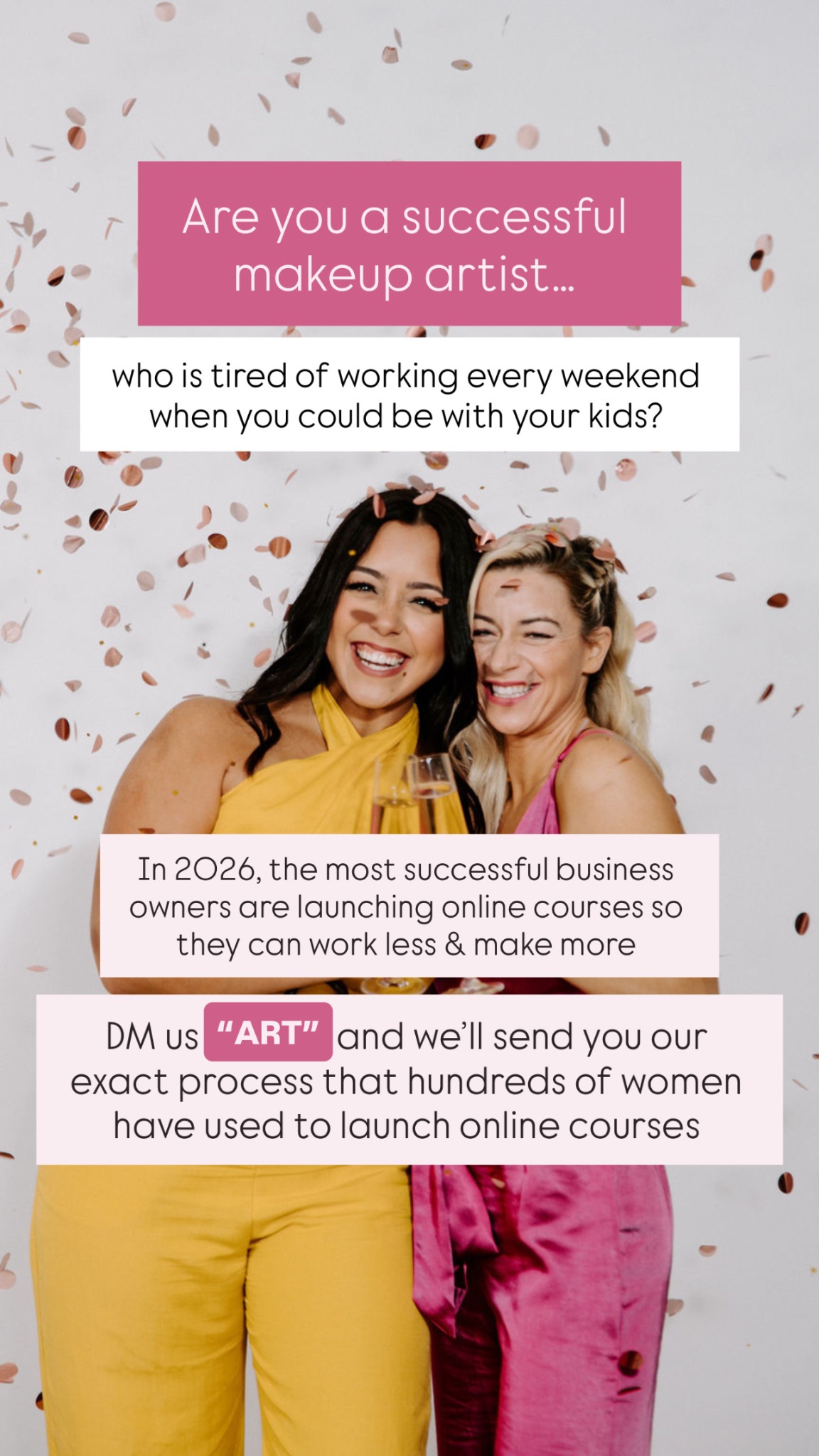 Jess & Morgan Business Coaching Facebook ad