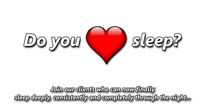 Mindful Results Hypnotherapy Facebook ad: Find it hard to get to sleep?