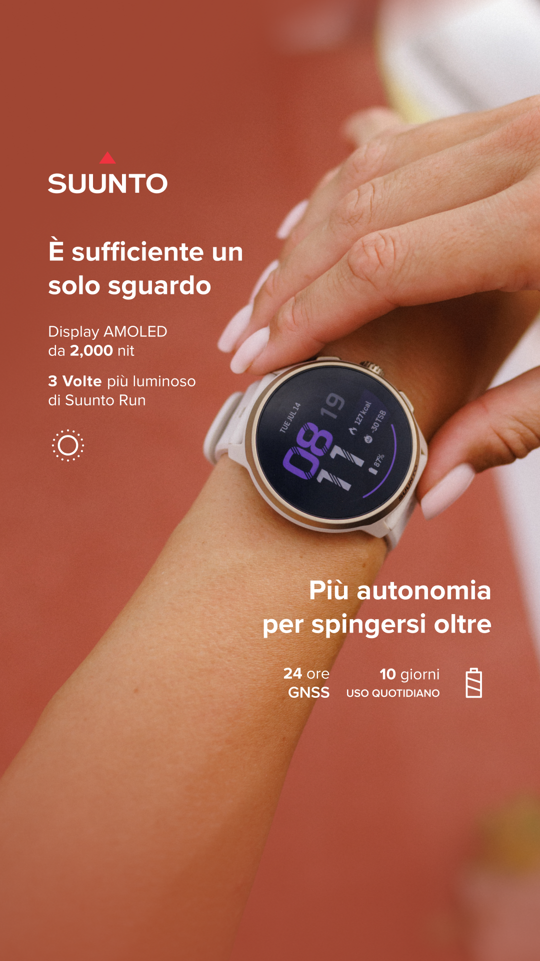 Suunto Facebook ad: Suunto Run 2. Scopri la prossima corsa