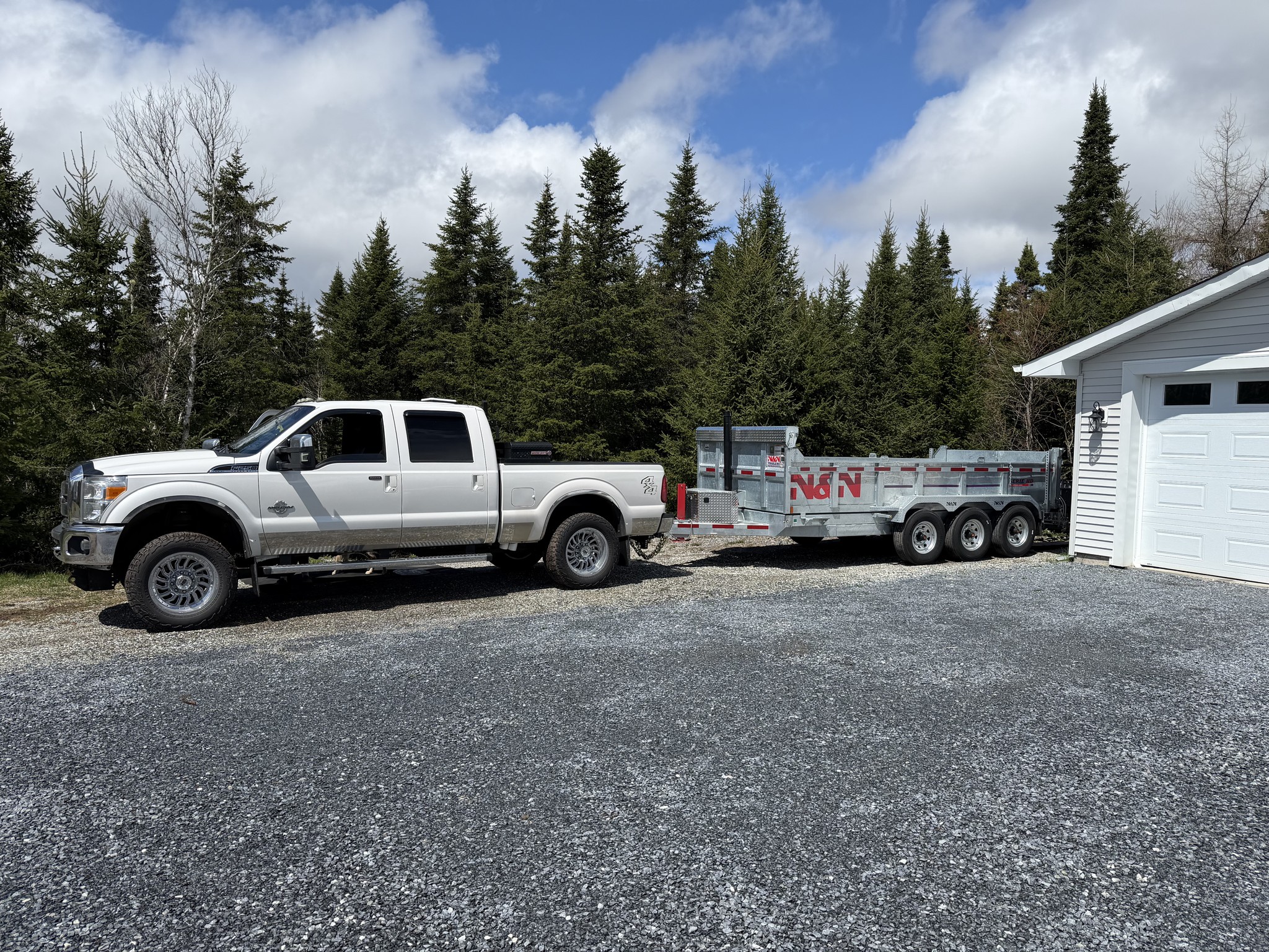 Maritime Earthworks Facebook ad: Gravel • Topsoil • Mulch • Excavation