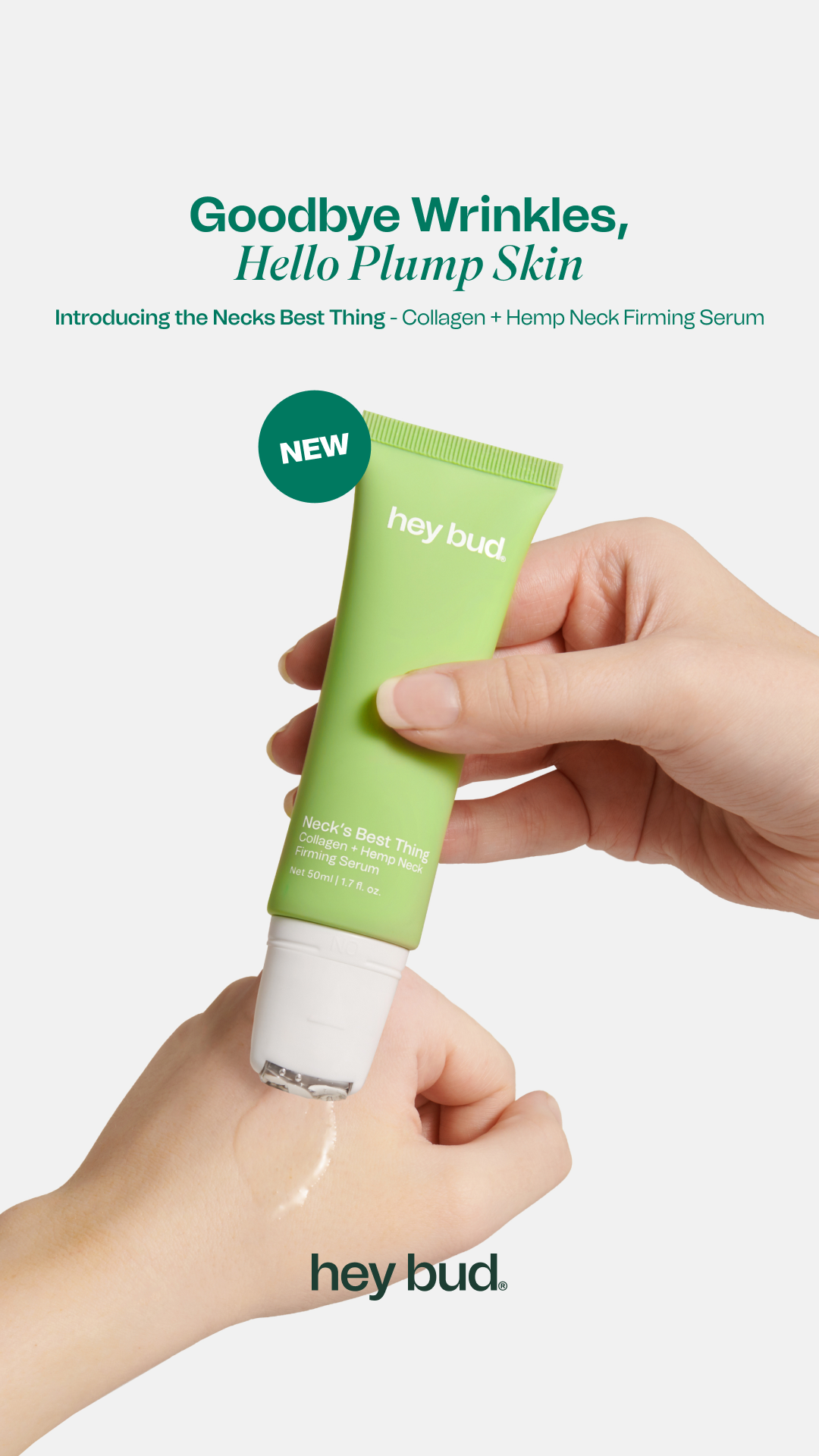 Hey Bud Skincare Facebook ad