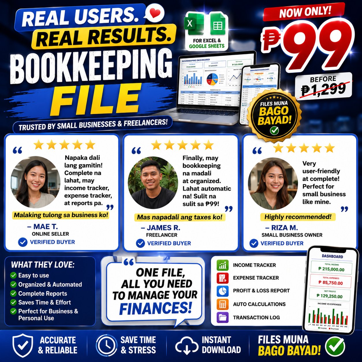 Book Managing Ph Facebook ad: Hindi kami ang magsasabi na sulit ito.
