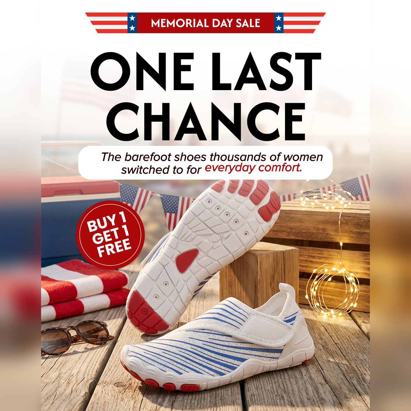 Voyabarefoot Facebook ad