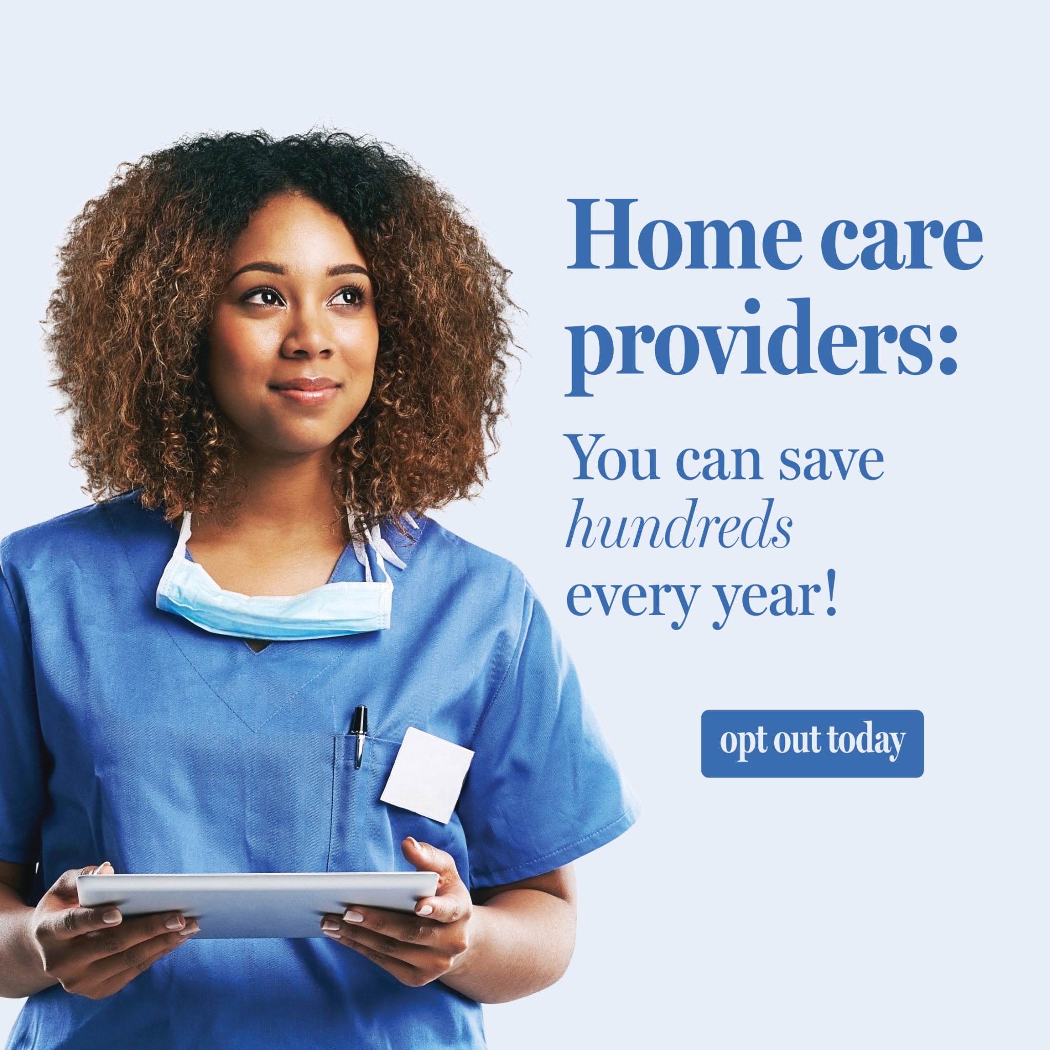 Opt Out Today Facebook ad