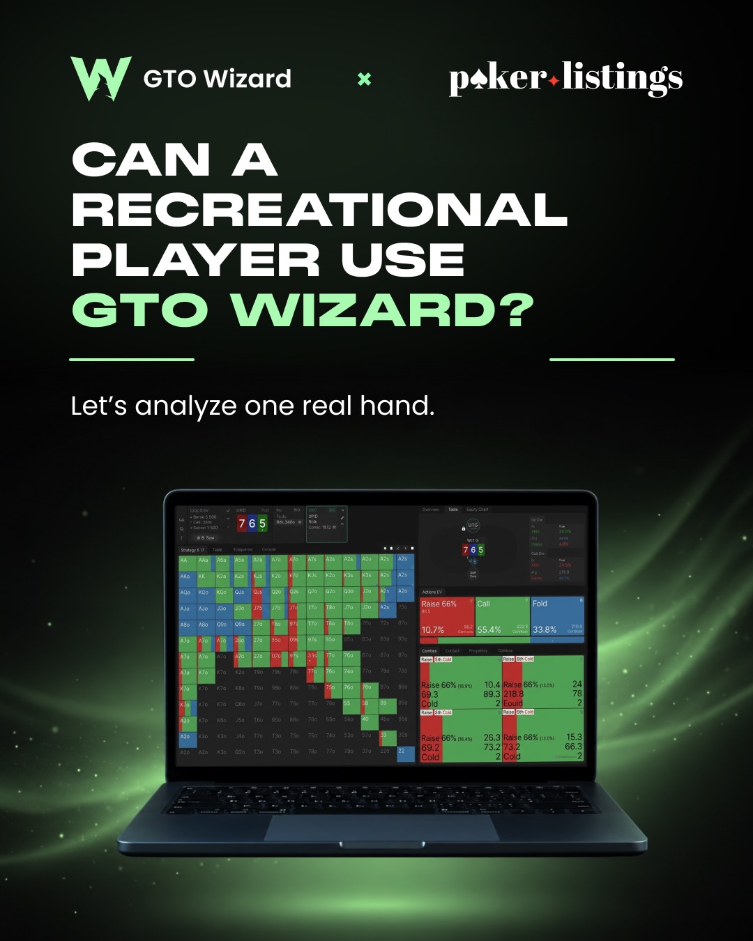 PokerListings Live Facebook ad: Busted with AQo into pocket aces.