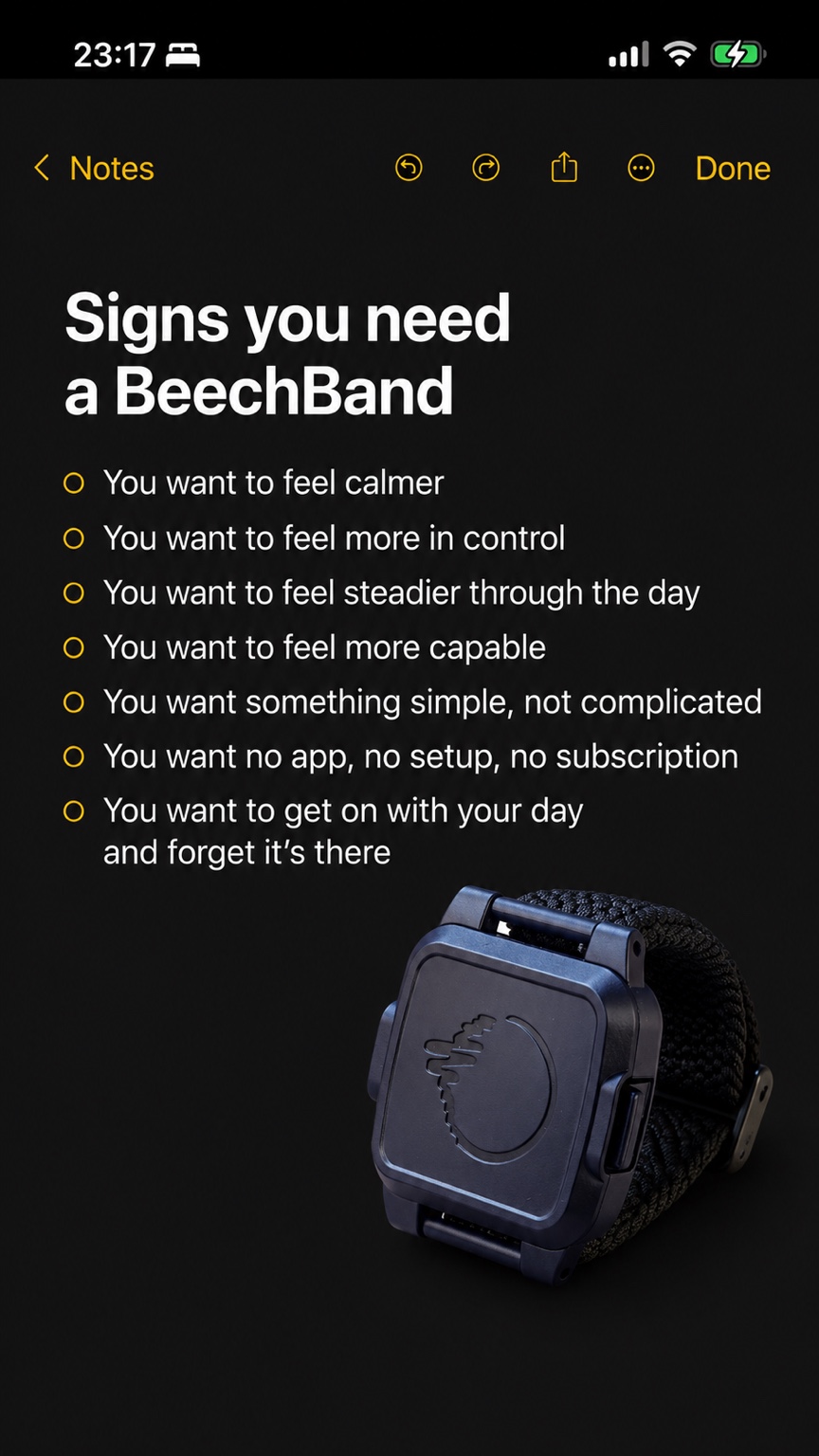 Beech Band Facebook ad: Believe In Better Days
