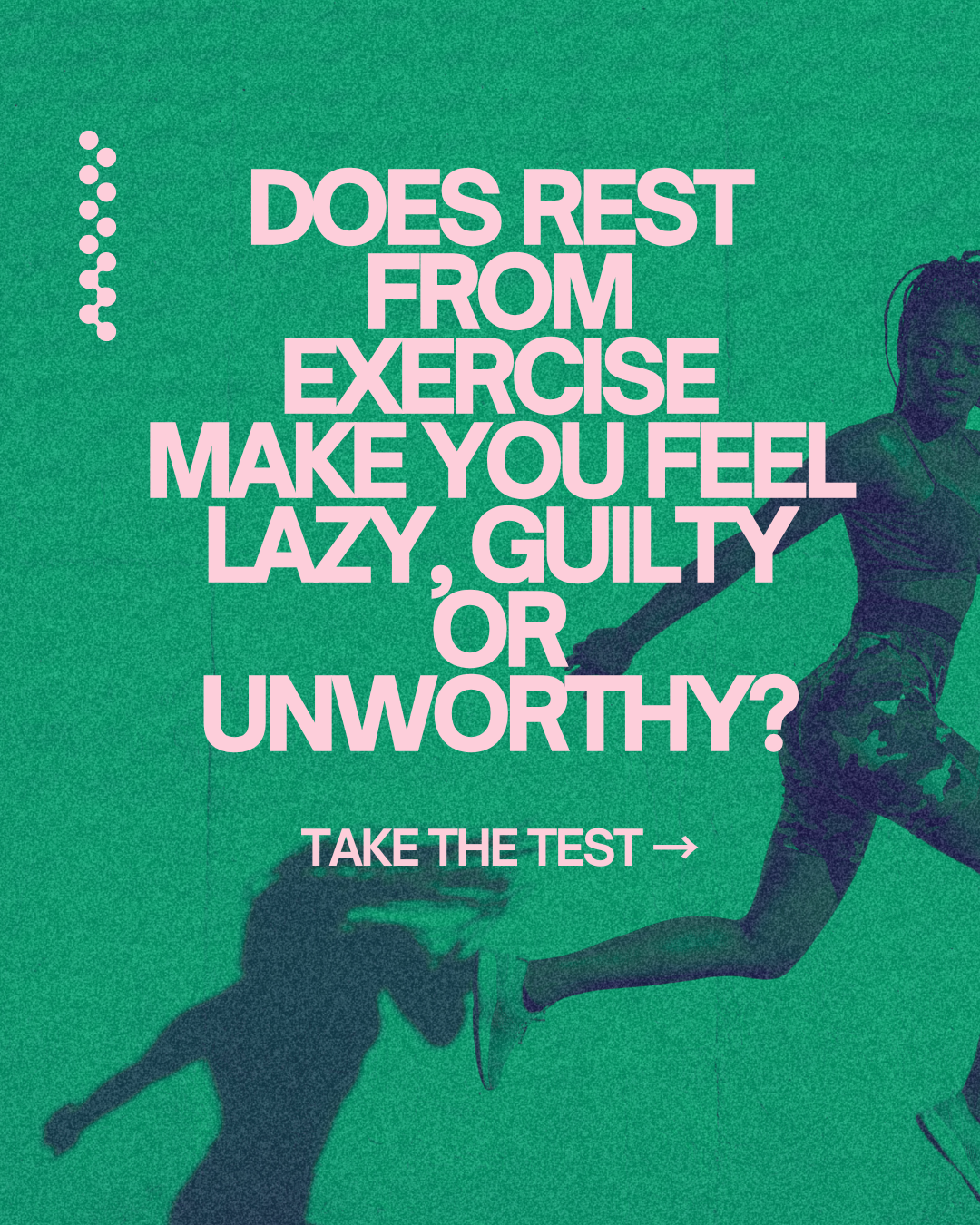 The Eating Disorder Exercise Clinic Facebook ad: Worried about your relationship with exercise?