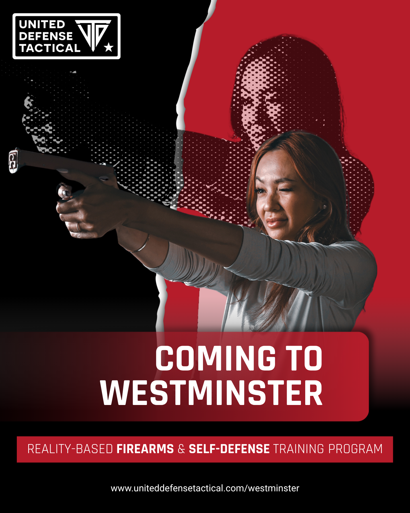 United Defense Tactical - Westminster Facebook ad: Free Private Firearms Training ($500 Value)