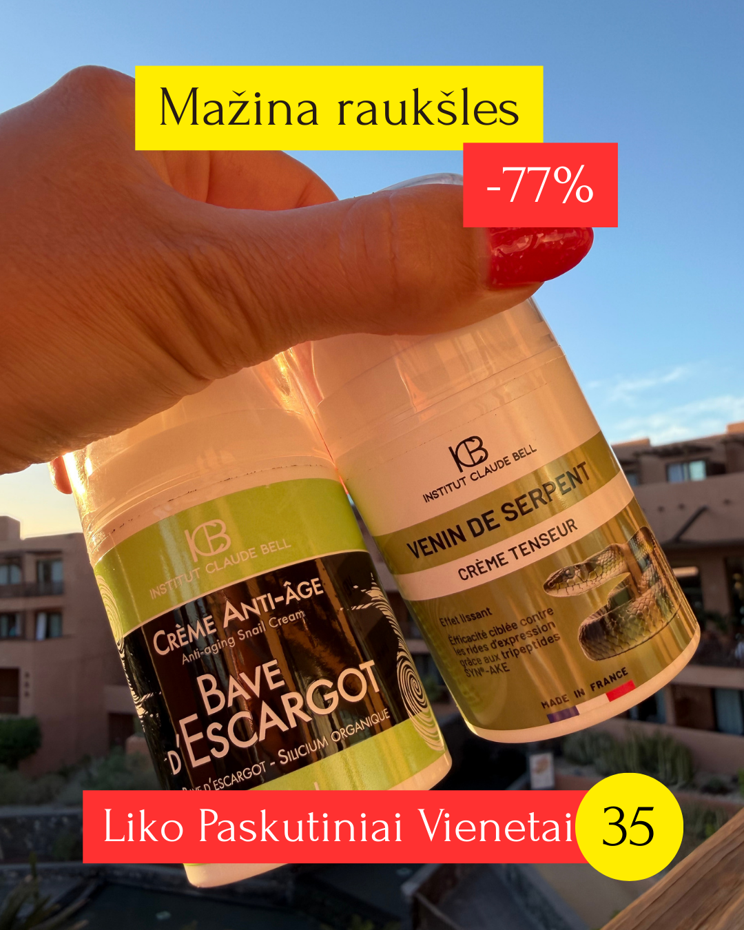 Kosmetikalt.lt Facebook ad: Tinka visiems odos tipams!
