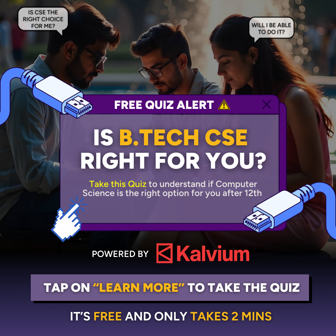 Kalvium Facebook ad: Is B.Tech CSE Right for You?