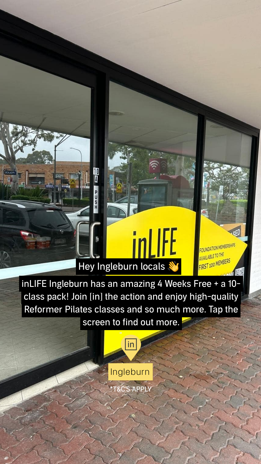 InLIFE Wellness Ingleburn Facebook ad
