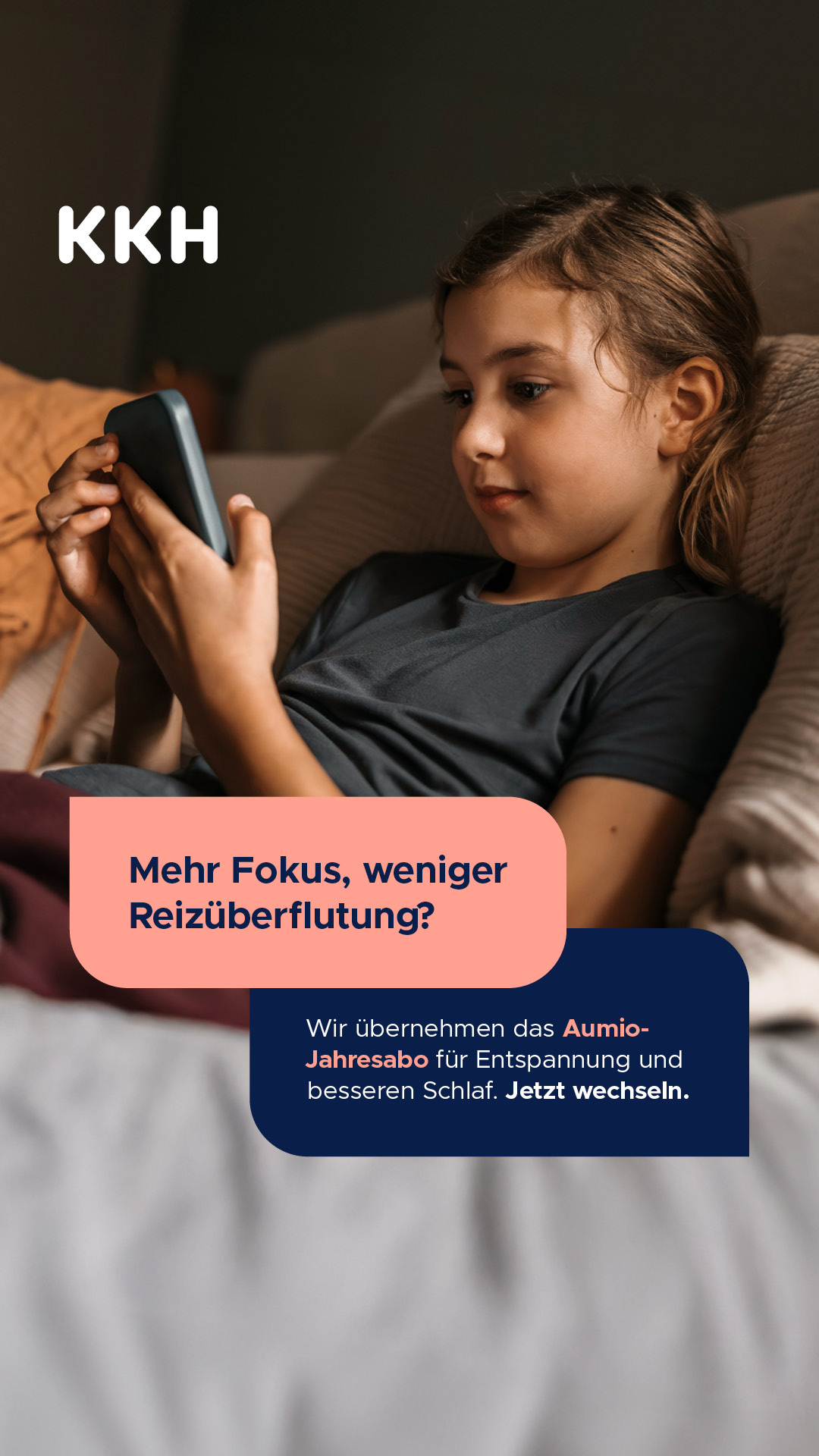 KKH Kaufmännische Krankenkasse Facebook ad from Apr 7, 2026