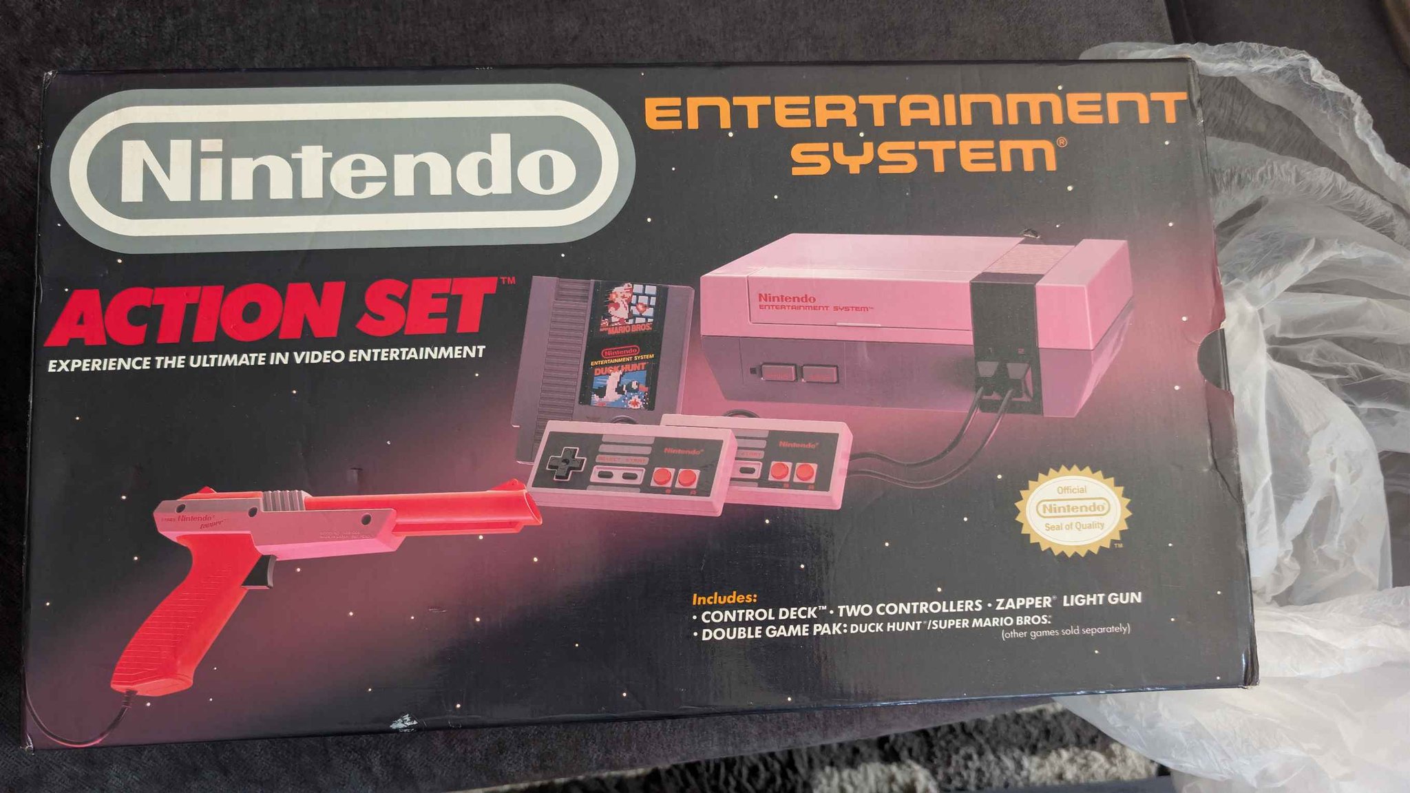 Edward S Facebook ad: Nintendo Entertainment System Action Set Great Condition