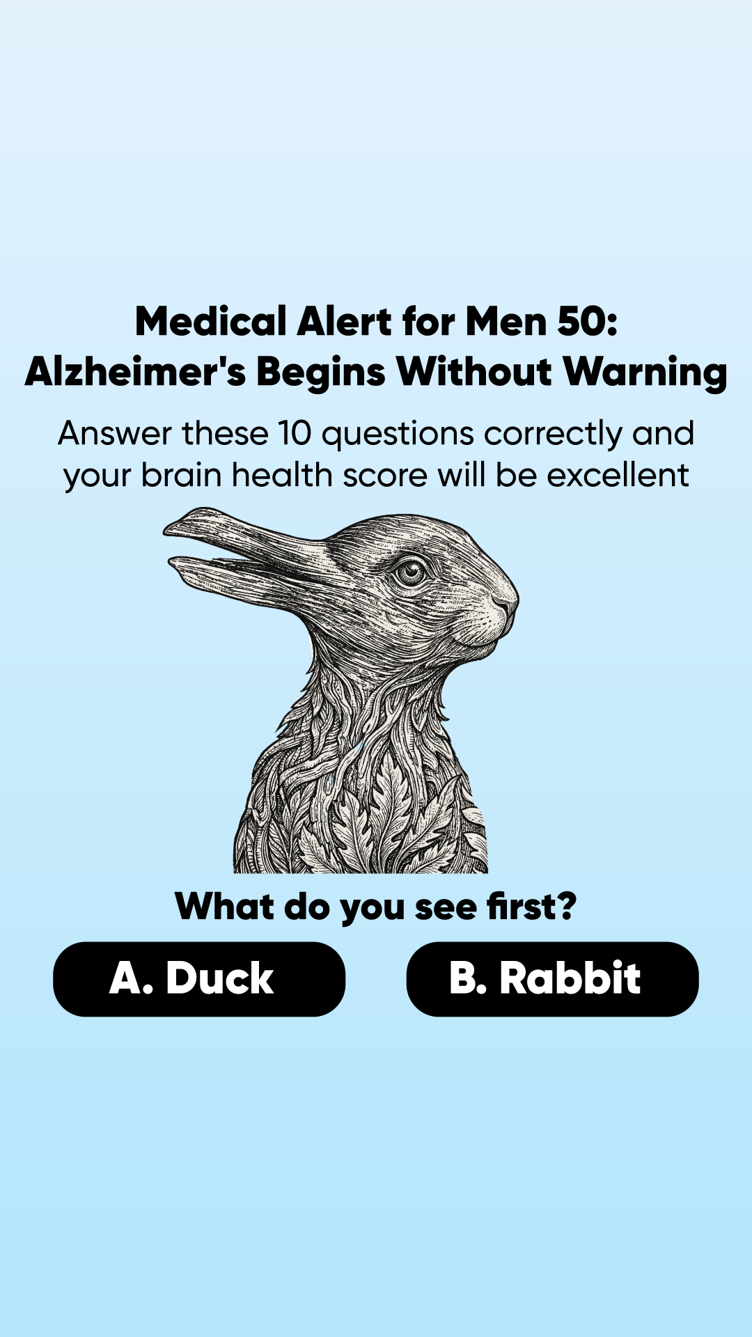 Brain Health Check Facebook ad