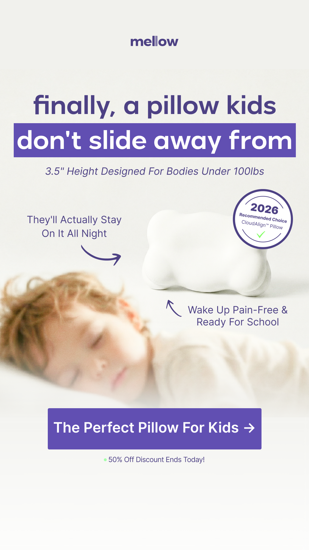 Mellow Sleep Facebook ad
