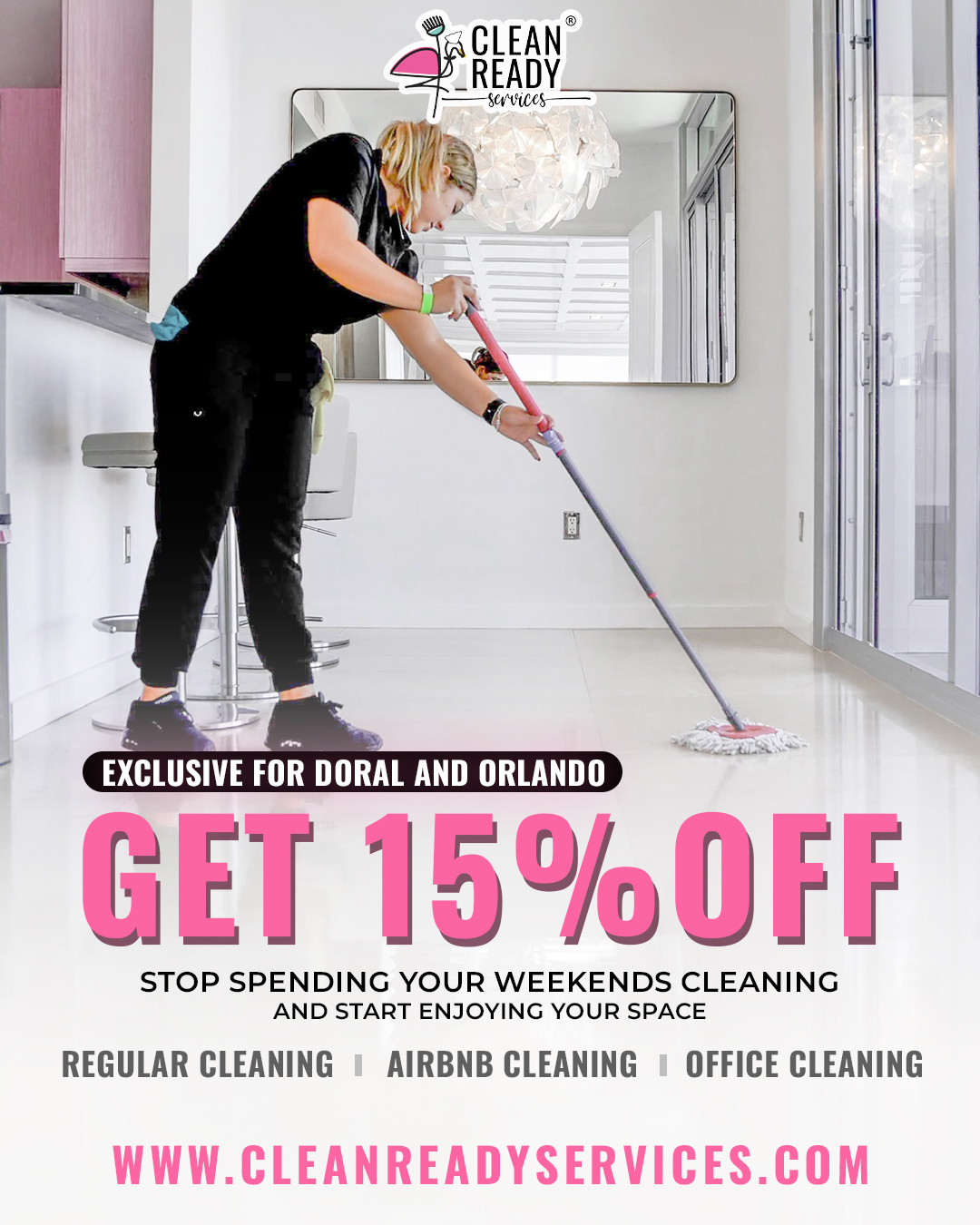 Clean Ready Services Facebook ad