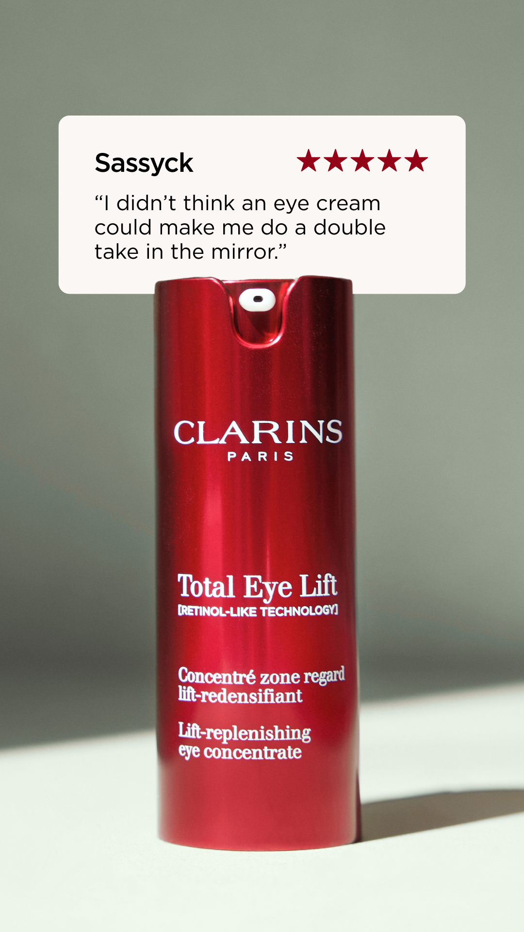 Clarins Facebook ad