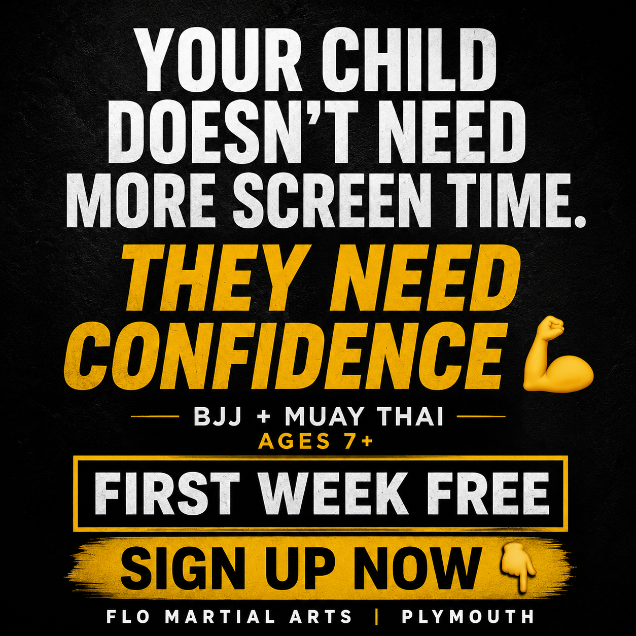 Flo Martial Arts Facebook ad