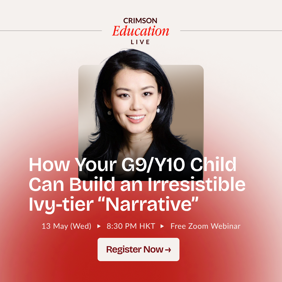 Crimson Education Facebook ad