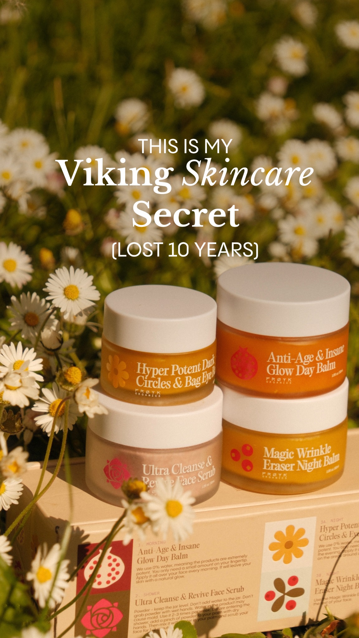 Frøya Organics Facebook ad