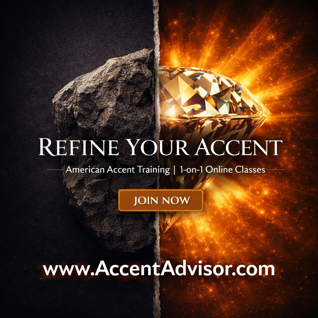 Accent Advisor - American Pronunciation Facebook ad