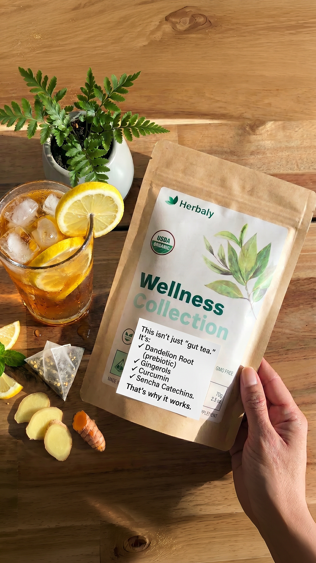 Herbaly Facebook ad