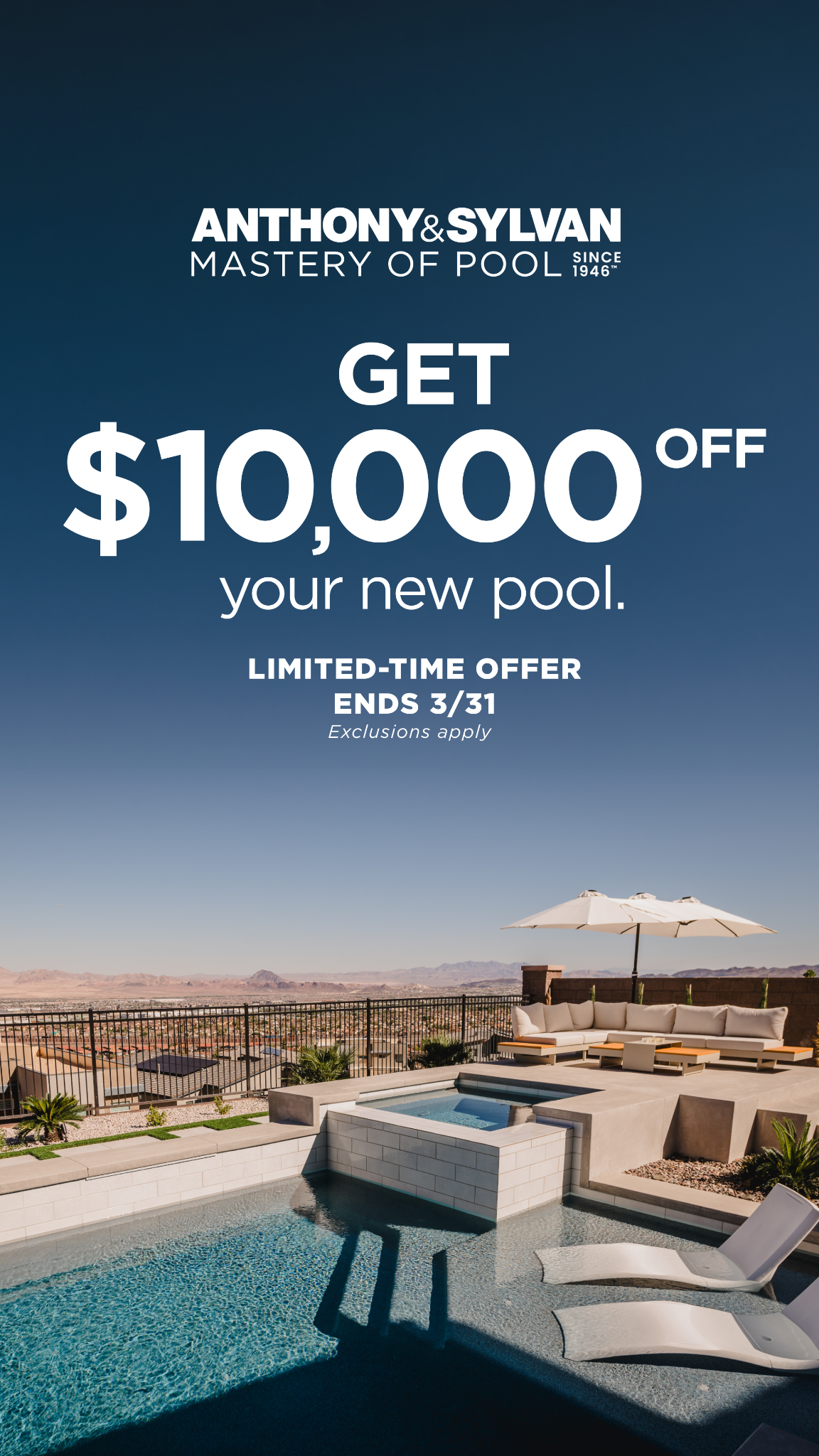 Anthony & Sylvan Pools Facebook ad