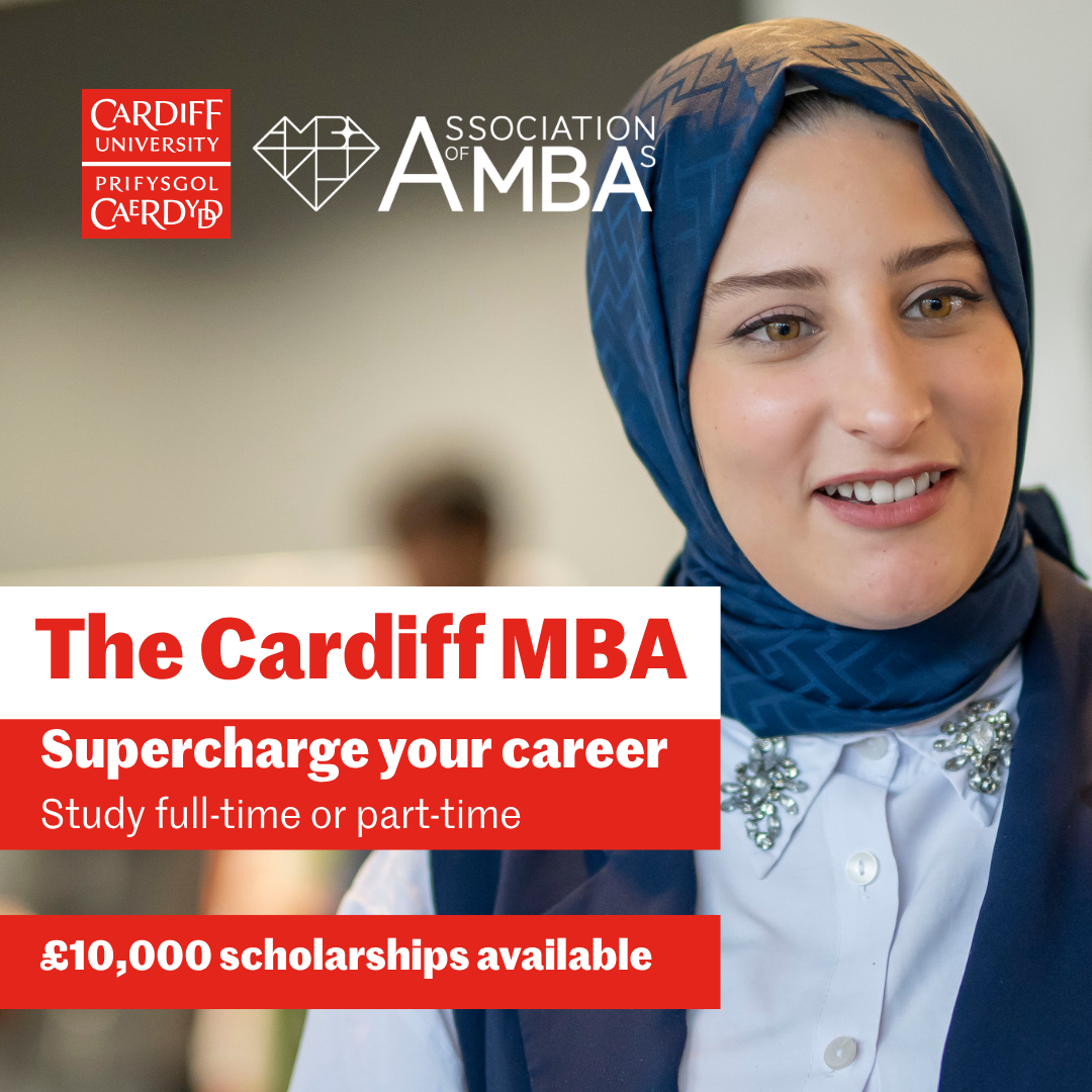 Cardiff University Facebook ad