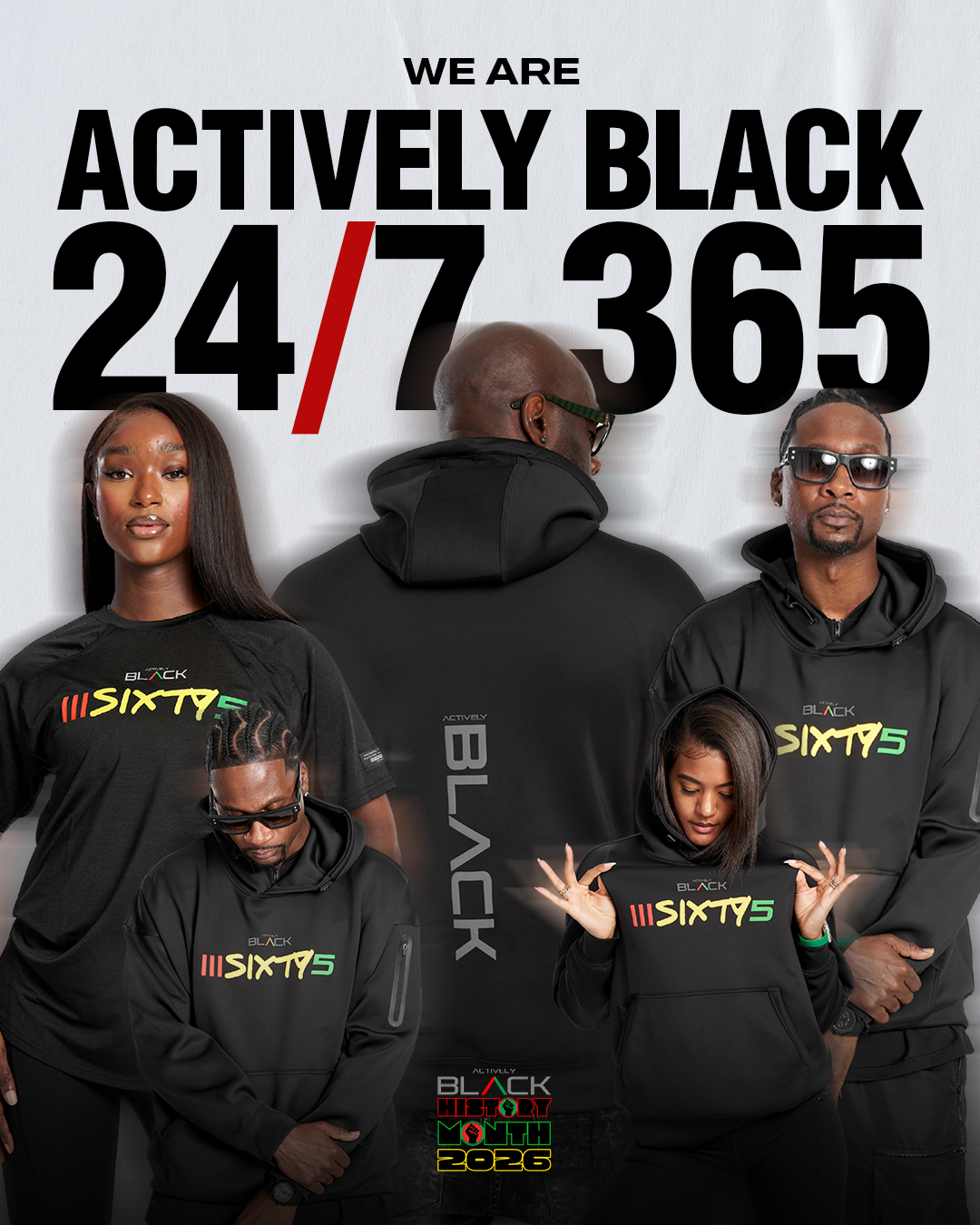Actively BLACK Facebook ad