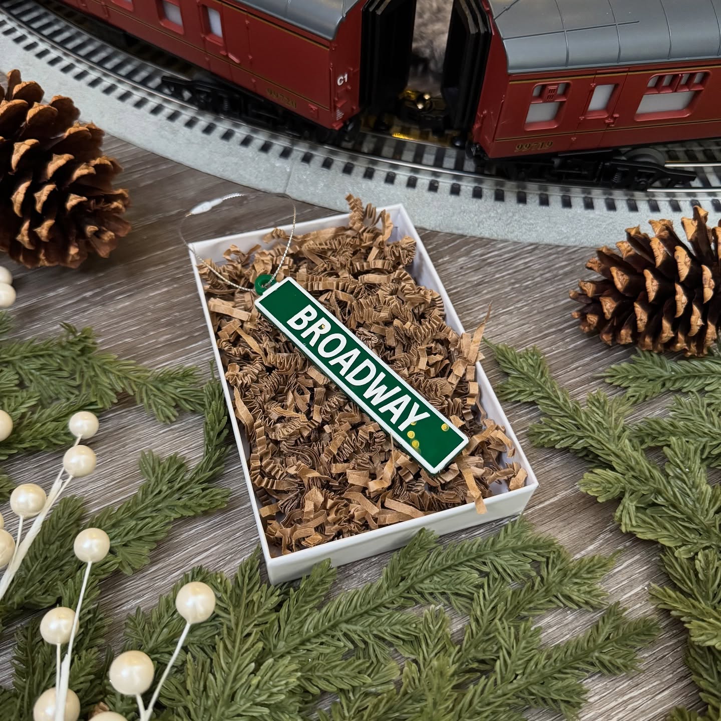 The Depth Edit Facebook ad: Celebrate Your Favorite Places with the Perfect Ornament…