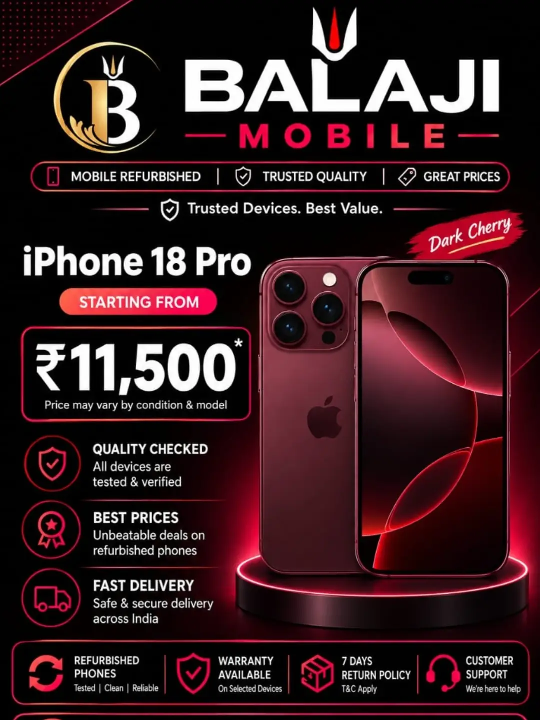 Nitu Facebook ad: Balaji Mobiles shop