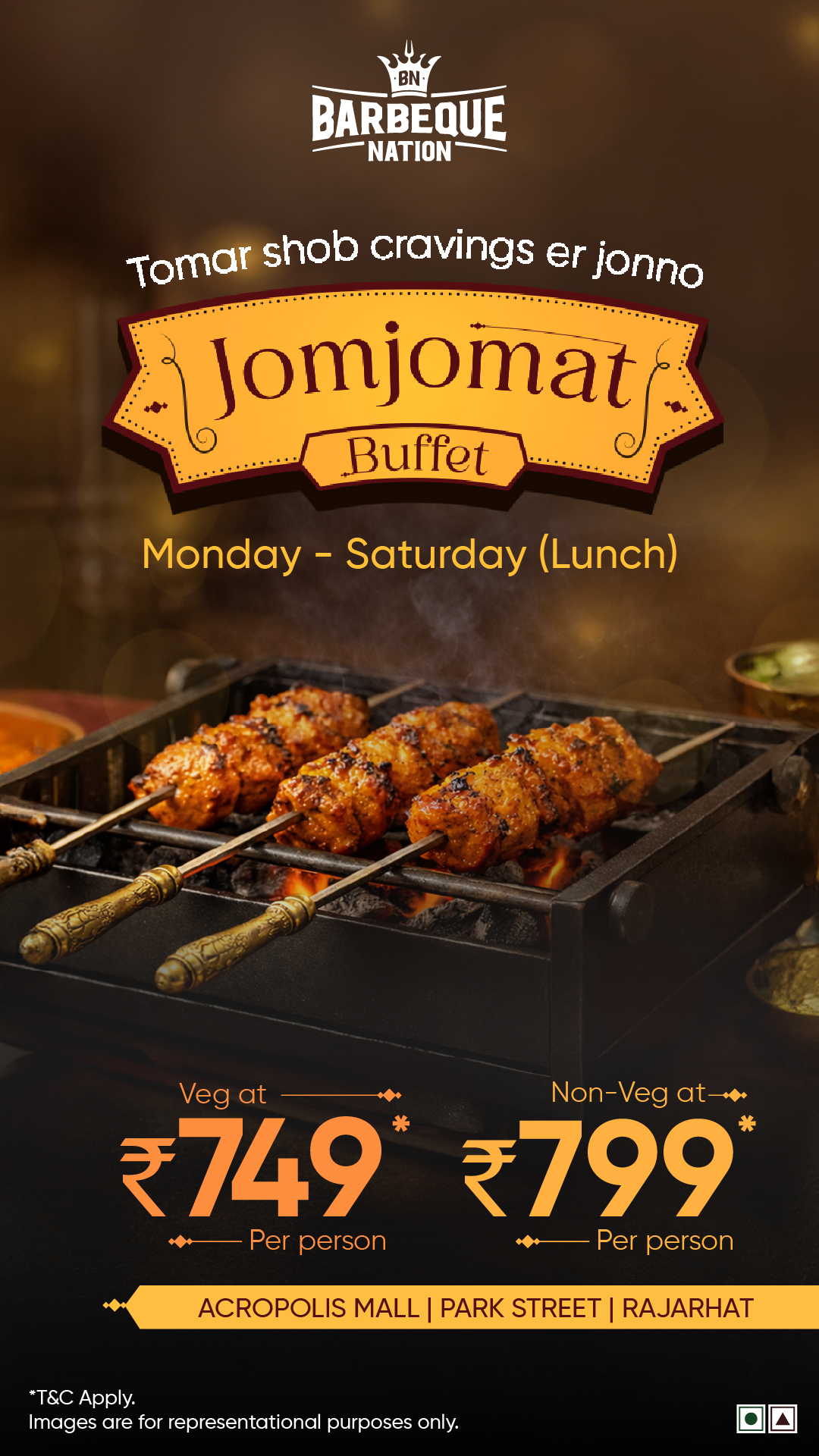 Barbeque Nation Facebook ad