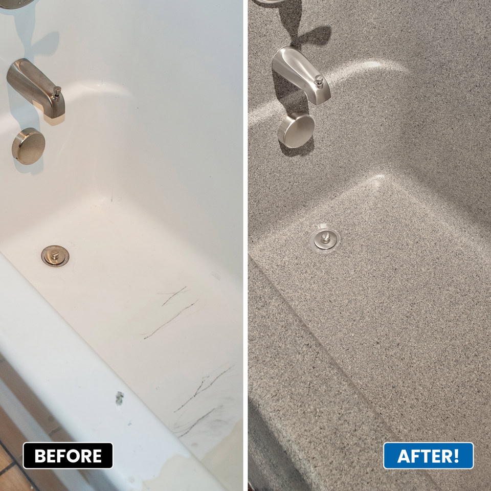 Miracle Method Surface Refinishing Facebook ad: Save Time & Money with Miracle Method