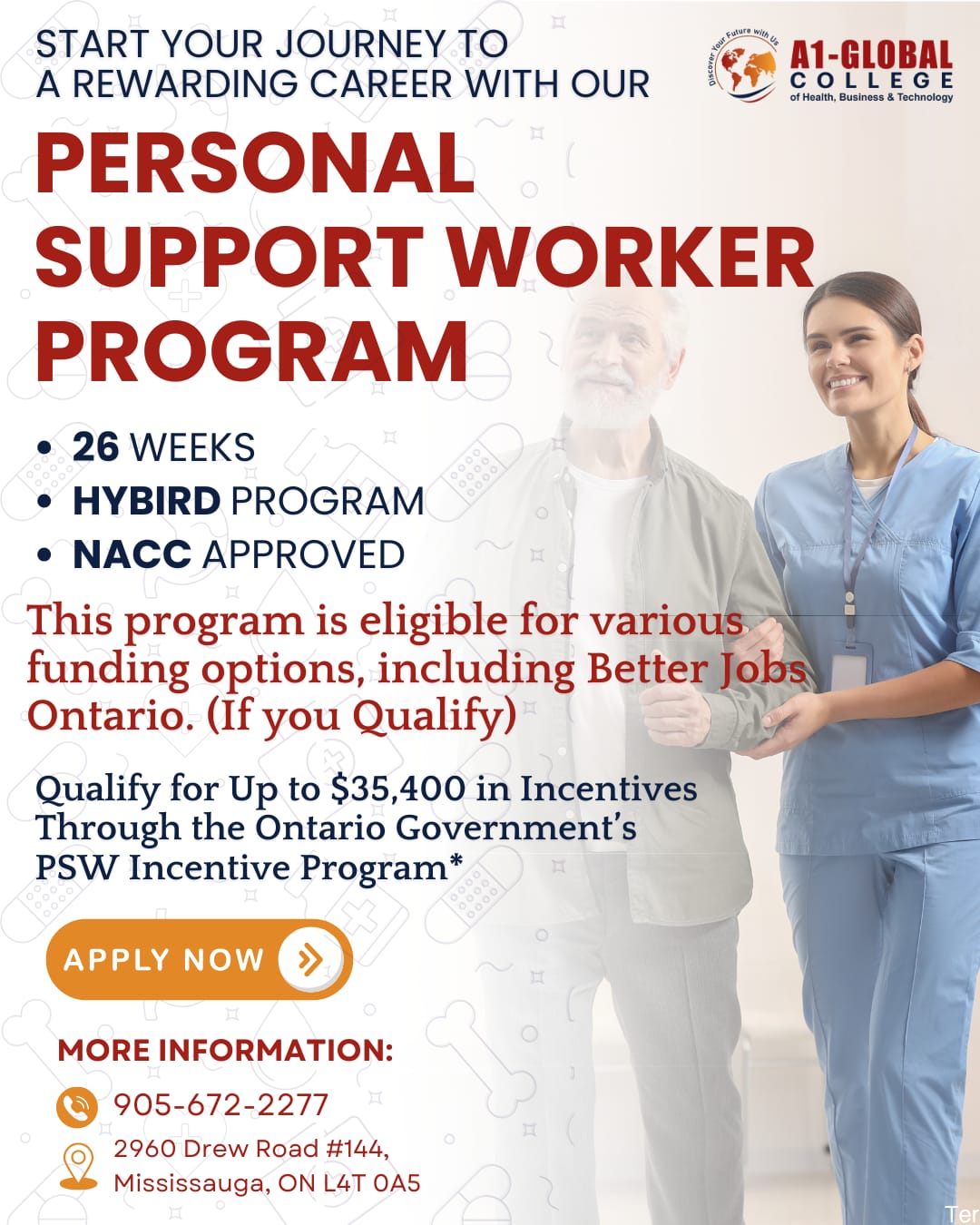 A1-Global College of Health, Business & Technology - Mississauga Facebook ad