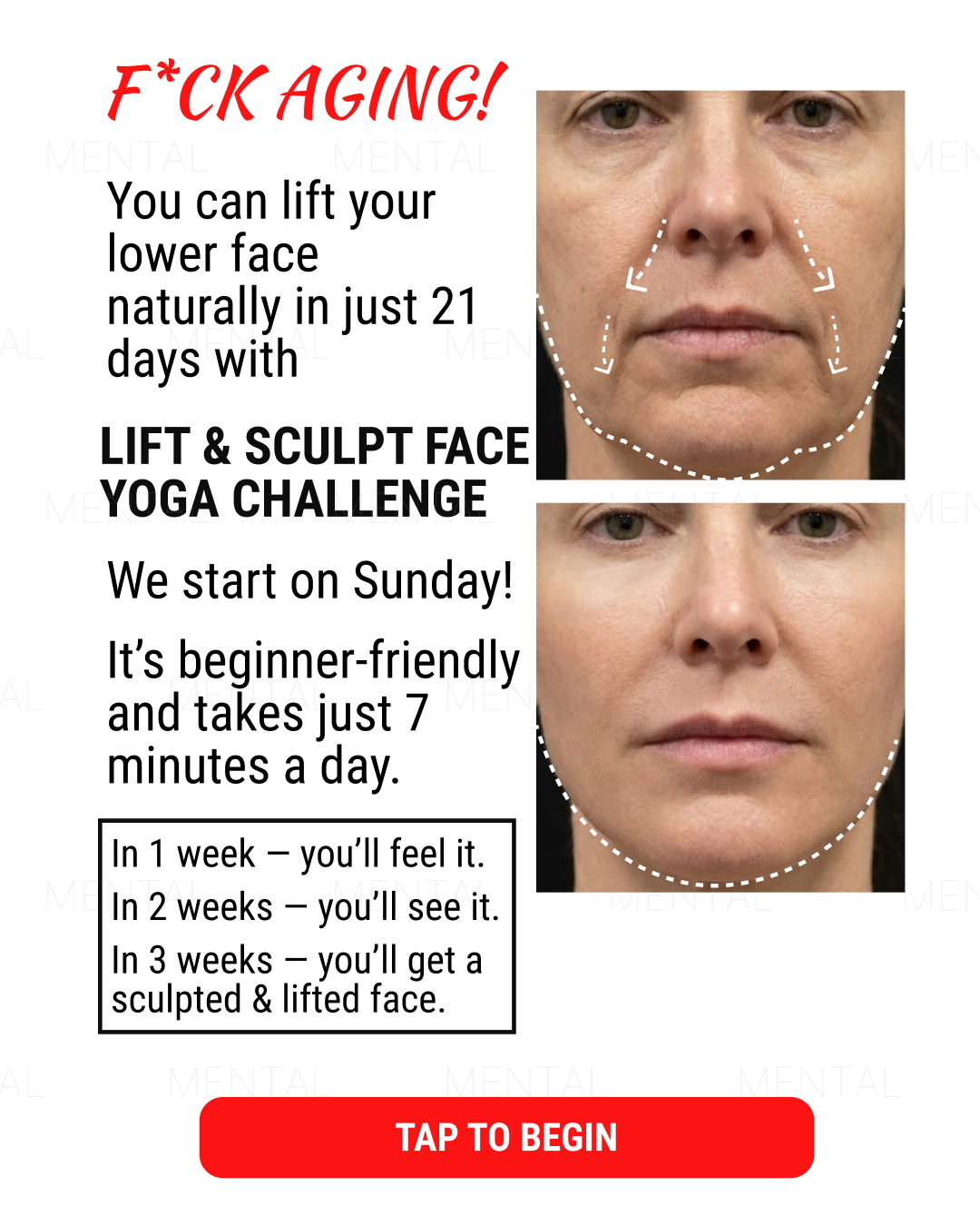 Mimika - Face Yoga Exercises Facebook ad