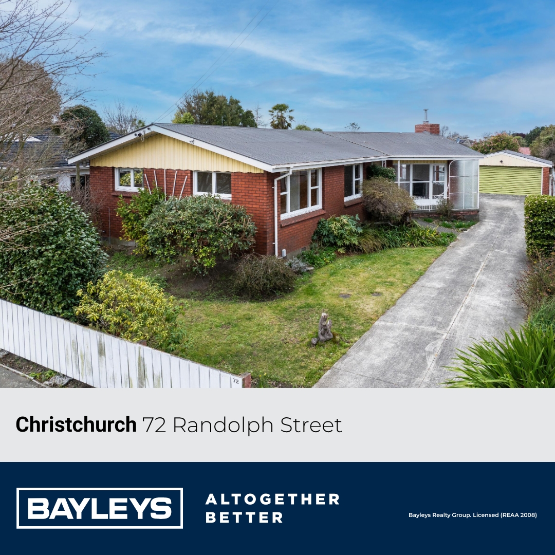 Bayleys Canterbury Facebook ad: 72 Randolph Street, Christchurch