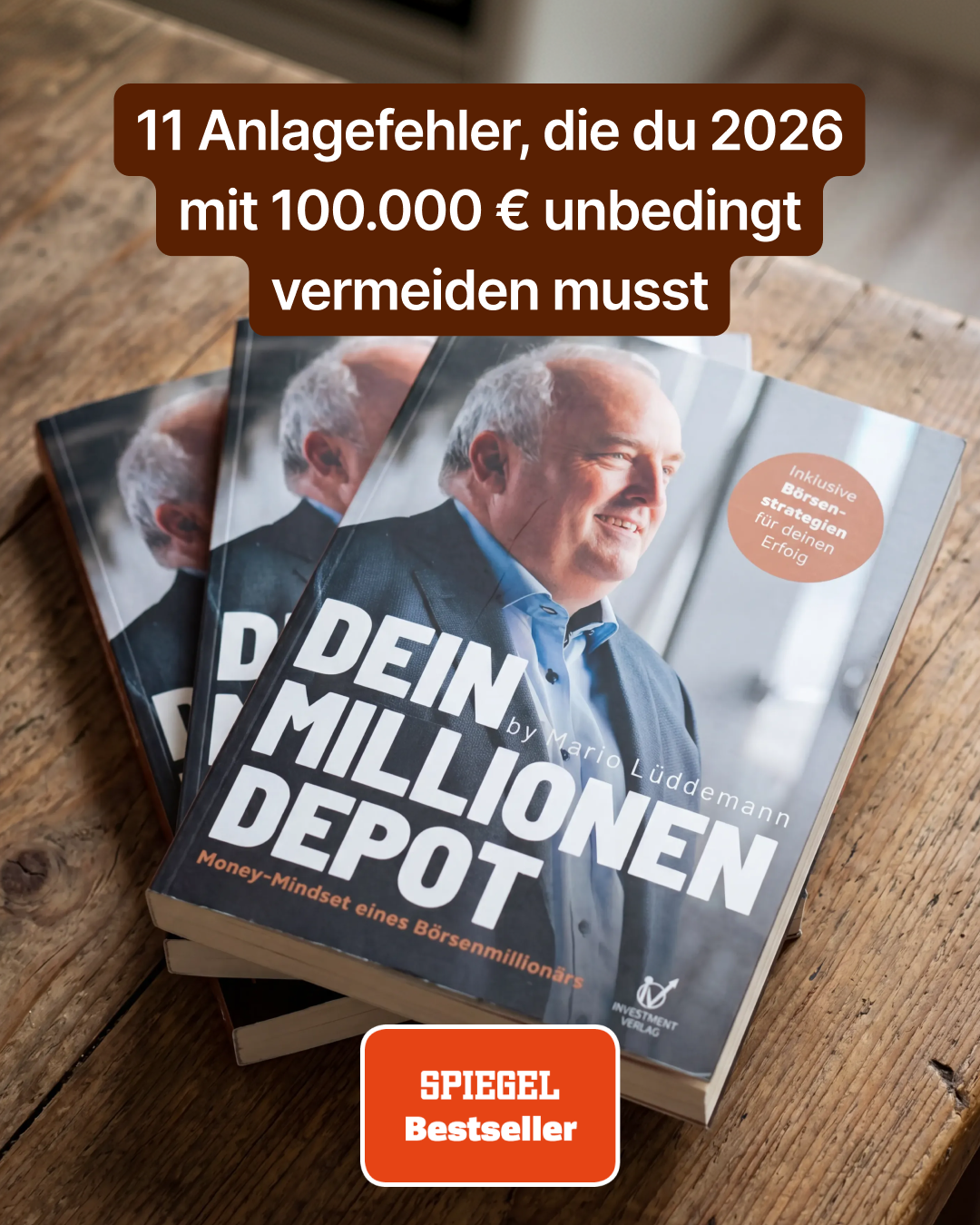 Mario Lüddemann Facebook ad: [Gratis Buch] Die effektivsten Investment-Strategien