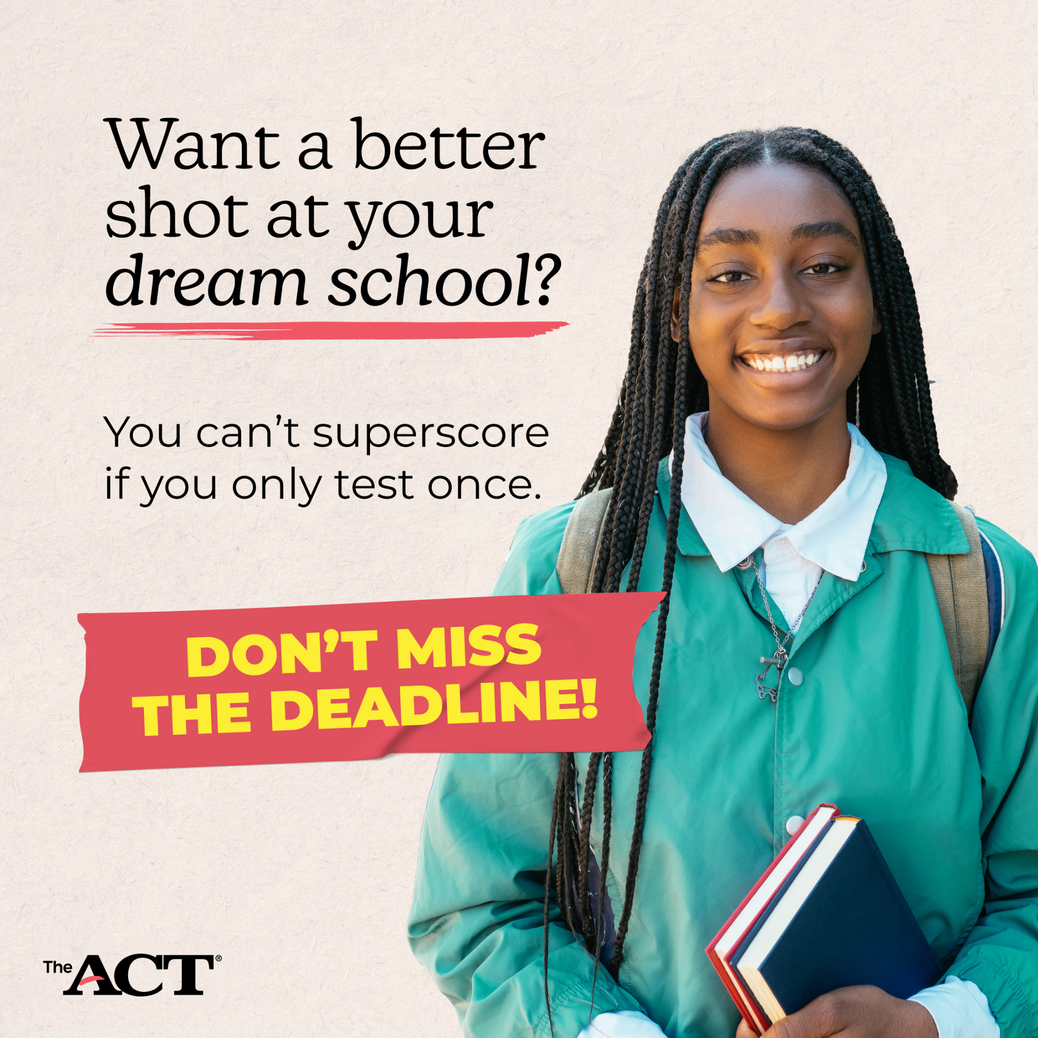 ACT Facebook ad