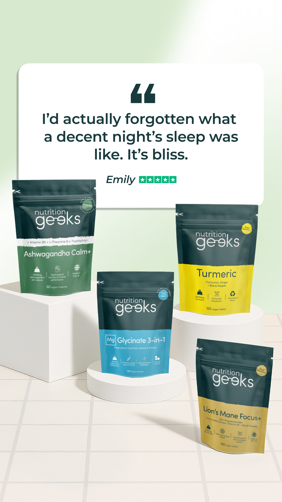 Nutrition Geeks Facebook ad