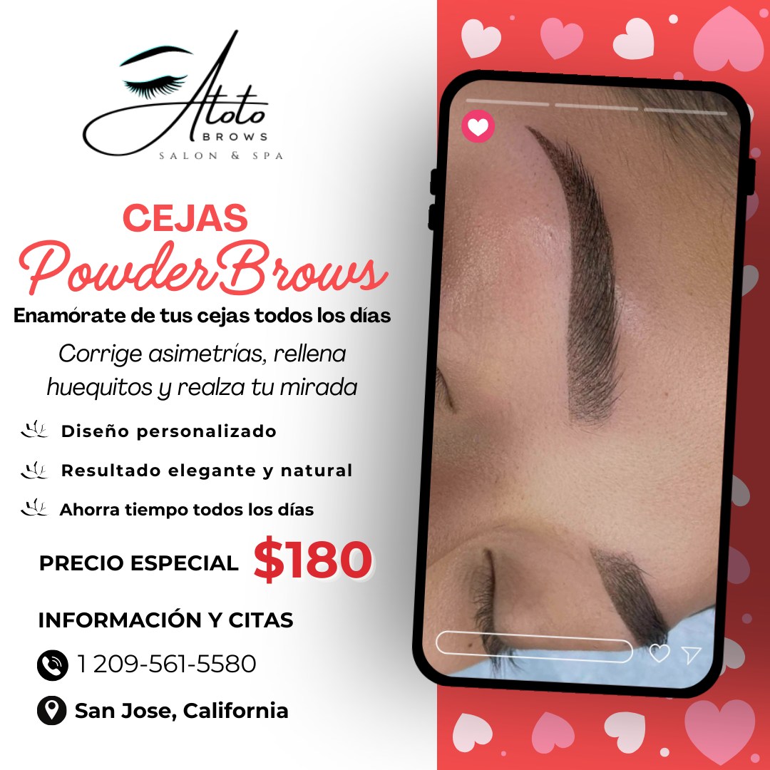 Atoto Brows Facebook ad: 𝘿𝙚𝙨𝙥𝙞𝙚𝙧𝙩𝙖 𝙩𝙤𝙙𝙤𝙨 𝙡𝙤𝙨 𝙙í𝙖𝙨 𝙘𝙤𝙣…