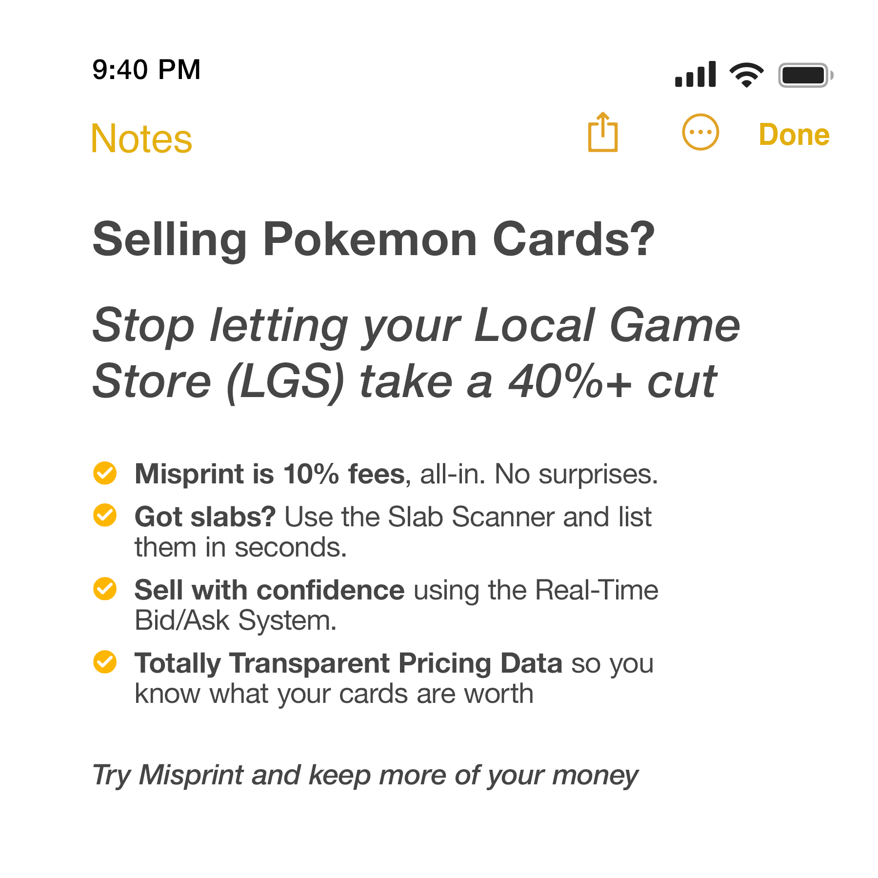 Misprint Inc Facebook ad