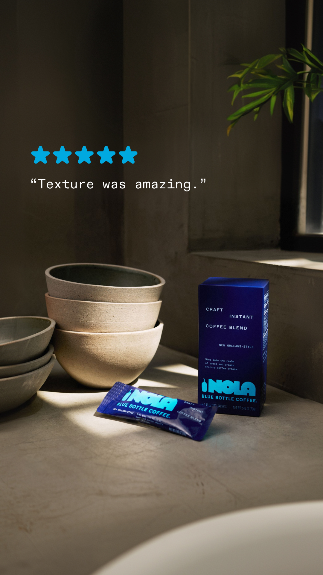Blue Bottle Coffee Facebook ad
