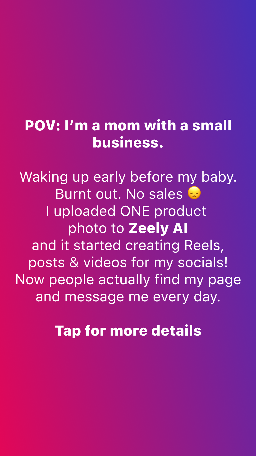 Zeely Facebook ad